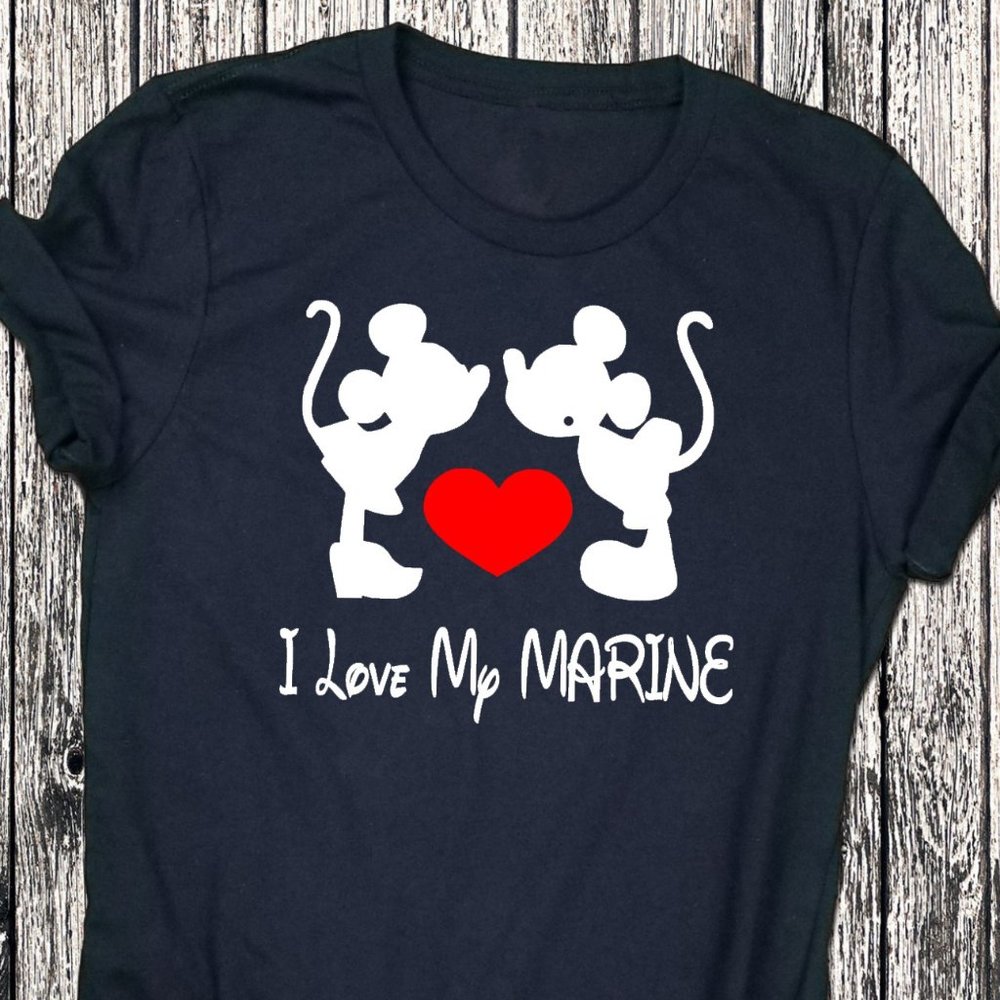 MARINE...I LOVE MY MARINE....MICKEY...MINNIE